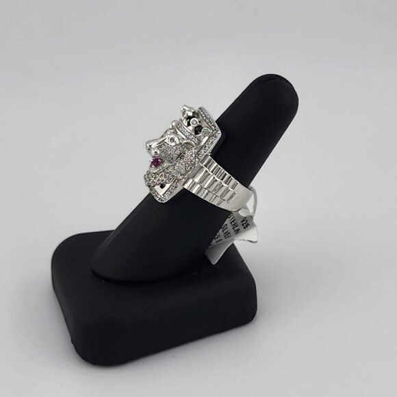 New Sterling Silver Lion Ring for Men –  925 Design - Picture 12 of 15